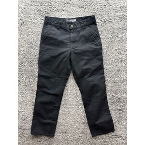 Carhartt Rugged Flex Relaxed Fit Duck Utility Work Pants Black Mens Size 33 x 32